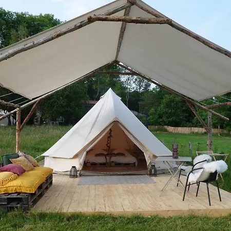 Lüks kamp alanı Glamping Du Moulin