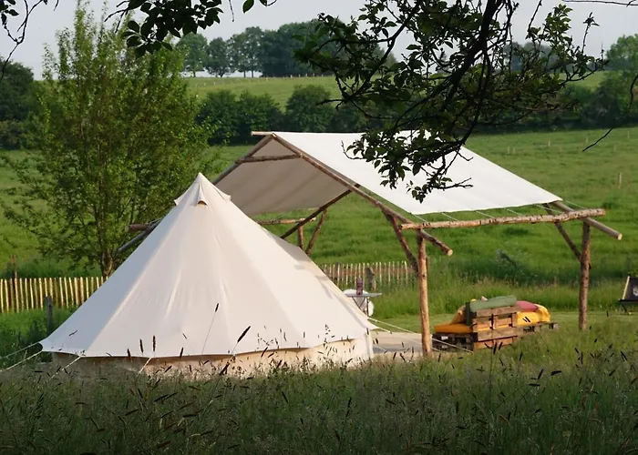 Lüks kamp alanı Glamping Du Moulin *